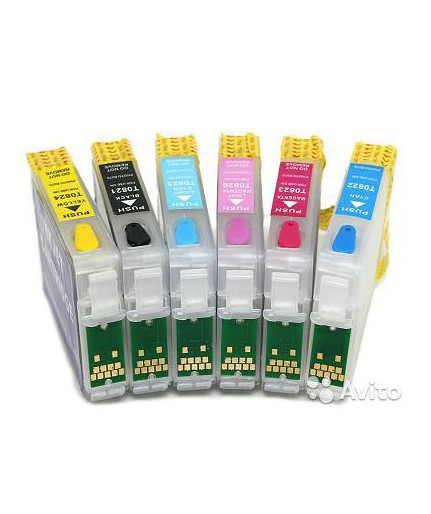 CARTOUCHES RECHARGEABLES EPSON  T0826